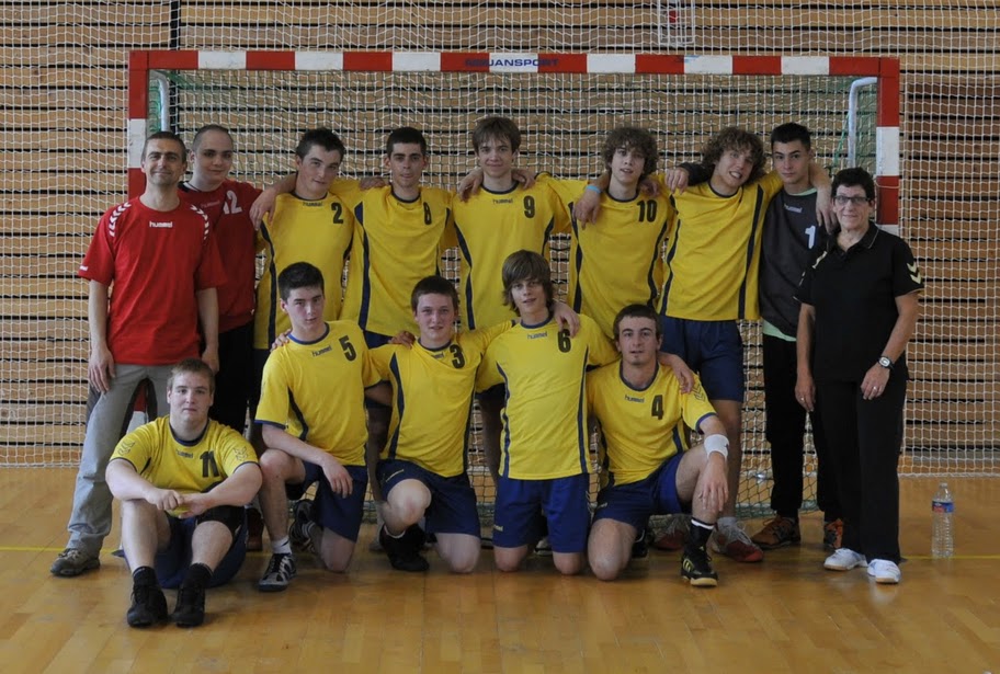 Les cadets du Lycée Angellier 12ème aux championnats de France de Handball