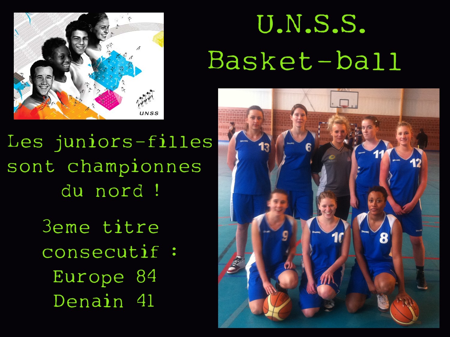 Basket-ball : les filles de l’EUROPE championnes du Nord